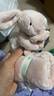 Jellycat新生系列害羞胭脂粉色邦尼兔安撫巾嬰兒親膚毛絨玩偶生日新婚禮物 粉色 One Size 曬單實(shí)拍圖