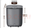 美的（Midea）泡腳桶殺菌洗腳盆加熱暖腳電動(dòng)按摩保暖足浴盆理療泡小腿可拆洗生日禮物送男女友長(cháng)輩ZL2雅致灰 曬單實(shí)拍圖