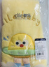 蒂樂(lè )兒童洗漱巾寶寶洗臉刷牙防水圍兜毛巾多功能不濕衣漱口巾大號 梔子黃【大尺寸，A類(lèi)抗菌】 曬單實(shí)拍圖