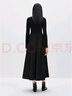 太平鳥(niǎo)女裝高領(lǐng)氣質(zhì)優(yōu)雅連衣裙2024秋冬拼款針織長(cháng)裙柔軟舒適裙子* 黑色 L 曬單實(shí)拍圖