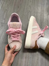 韓版小眾條紋板鞋女ins潮2025秋季新款透氣百搭運動(dòng)休閑小白鞋 粉色【送運費險】 35 【標準尺碼】 曬單實(shí)拍圖