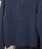 優(yōu)衣庫女裝紐花圓領(lǐng)針織開(kāi)衫/毛衣外套空調衫通勤秋冬新款481477 69 藏青色 L 曬單實(shí)拍圖
