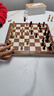 勝旅國際象棋大號實(shí)木帶磁性可折疊棋盤(pán)34*34厘米兒童比賽專(zhuān)用 曬單實(shí)拍圖