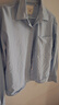 優(yōu)衣庫女裝男裝牛津紡箱型條紋襯衫/長(cháng)袖合作款新款479975 483601 479975/61水藍色 M 曬單實(shí)拍圖