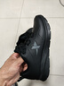 特步運動(dòng)鞋男鞋跑步鞋冬季加絨皮面防水輕便減震休閑慢跑鞋棉鞋黑色 曬單實(shí)拍圖
