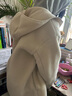 無(wú)印良品（MUJI）女式長(cháng)毛抓絨拉鏈連帽衫女外套長(cháng)袖25年秋季新品搖粒絨短外套女裝 象牙色 L （165/88A） 曬單實(shí)拍圖