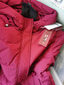 秋芙羅媽媽裝冬季高檔羽絨服女新年紅色中老年女裝50-60歲洋氣保暖外套 曬單實(shí)拍圖