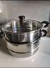 蘇泊爾SUPOR好幫手304不銹鋼雙層復底28cm蒸鍋燃氣電磁爐通用蒸籠SZ28B5 曬單實(shí)拍圖