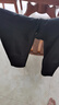 袋鼠九分休閑褲男士2025新款修身直筒春秋季透氣冰絲小西褲子 988黑色 29 105-115斤 曬單實(shí)拍圖