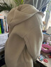 無(wú)印良品（MUJI）女式長(cháng)毛抓絨拉鏈連帽衫女外套長(cháng)袖25年秋季新品搖粒絨短外套女裝 象牙色 L （165/88A） 曬單實(shí)拍圖