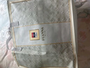 富安娜 舒暖纖維被 四季被子 雙人春秋被芯空調被褥 4.5斤 203*229cm 白 曬單實(shí)拍圖