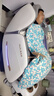 奧克斯（AUX）按摩椅家用全自動(dòng)全身2025十大品牌太空艙揉捏零重力頸部腰背部智能按摩椅父母親節禮物實(shí)用送爸媽 健康白【美腿機+熱敷膝蓋/披風(fēng)+健康監測+負離子】 曬單實(shí)拍圖