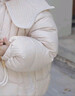 巴拉巴拉童裝兒童羽絨服女童中大童冬裝翻領(lǐng)外套舒適戶(hù)外時(shí)尚洋氣 奶白10501-白鴨絨 160 （充絨量119g） 曬單實(shí)拍圖