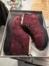 紅蜻蜓秋冬款加絨保暖防滑舒適軟底短靴中老年媽媽鞋WTC34085 酒紅色 37 曬單實(shí)拍圖