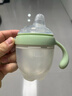 愛咔威（igroway）硅膠鴨嘴杯IKV嬰幼兒水杯吸管杯4個月大寶寶開學學飲杯 160ml 綠 曬單實拍圖