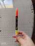 派通（Pentel ）雙頭雙色熒光筆學(xué)生標劃重點(diǎn)醒目記號筆SLW8 橙色 3.0mm 曬單實(shí)拍圖