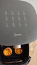 美的（Midea）空氣炸鍋機新款家用免翻面透明可視大容量空氣炸鍋不用翻面可視電炸鍋微波爐烤箱一體機烤紅薯機 【蒸汽嫩烤 透明可視KZE538J5】 5.3L 曬單實(shí)拍圖