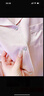 金三塔真絲睡衣女22姆米100%桑蠶絲可外穿兩件套居家服高級禮物 [主推]22姆米桃盈粉 2XL 曬單實(shí)拍圖