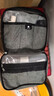 pack all旅行洗漱包男士出差洗漱用品收納包便攜干濕分離 大號黑灰色 曬單實(shí)拍圖