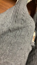 優(yōu)衣庫女裝可機洗紐花針織長(cháng)褲/休閑褲478848 06 鉛灰色 M /160/84 曬單實(shí)拍圖