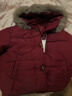 妙奕嘉新年紅色棉服女士2025新款棉衣冬季本命年厚外套棉襖短款學(xué)生襖子 酒紅色牛角扣大毛領(lǐng)棉服 S 【建議80-100斤】 曬單實(shí)拍圖