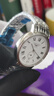 浪琴（LONGINES）男手表 瑰麗系列小秒針表盤(pán)自動(dòng)機械休閑時(shí)尚鋼皮帶男士腕表 L4.904.4.11.2白盤(pán)羅馬皮帶 曬單實(shí)拍圖