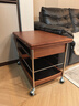 MUU實(shí)木茶幾家用客廳小推車(chē)中古風(fēng)小戶(hù)型可移動(dòng)折疊茶幾沙發(fā)邊幾 繆斯折疊茶幾 曬單實(shí)拍圖