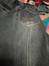 左西男童加絨牛仔褲兒童冬季保暖褲子2025新款中大童長(cháng)褲 牛仔色 160 曬單實(shí)拍圖