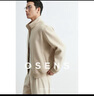 OSENS甄選優(yōu)質(zhì)100%羊毛短款正肩立領(lǐng)手工雙面呢夾克秋冬男士外套  象牙米【現貨】 100%綿羊毛 L （175/96A） 曬單實(shí)拍圖