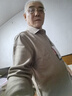 杉杉（FIRS）【磨毛暗紋】襯衫男長(cháng)袖新品休閑商務(wù)免燙抗皺厚款襯衣 卡其色 42 曬單實(shí)拍圖
