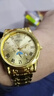 (0.01)2025新款機芯全自動(dòng)非機械表男防水夜光精鋼鏤空男士手表 英姿金帶金面 曬單實(shí)拍圖