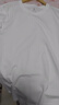 布先生春夏季短袖T恤男士純棉小白T純色內搭打底衫 白色 L(175) 曬單實(shí)拍圖