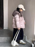 迪士尼女童羽絨棉服冬裝棉襖外套2025新款兒童洋氣女孩冬季棉衣加厚拼色 灰粉棉衣 140 cm 曬單實(shí)拍圖