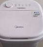 美的（Midea）泡腳桶按摩足浴盆加熱暖腳自動(dòng)按摩洗腳盆泡腳保暖盆理療恒溫高深桶生日禮物送男女友ZL305極地白 曬單實(shí)拍圖