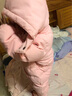 喜雅萌大童連體羽絨服6-7歲中大童冬裝連身羽絨服加厚保暖外出服滑雪服 靚麗粉 130(建議身高115-120) 曬單實(shí)拍圖