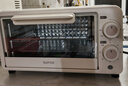 蘇泊爾（SUPOR）【國家補貼】家用多功能電烤箱 定時(shí)控溫 10L升級M型加熱管二層烤位烤箱  奶油白 OJ10A806 曬單實(shí)拍圖