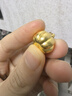 六福珠寶黃金吊墜南瓜福果福滿(mǎn)傳家手工錘揲工藝足金吊墜 計價(jià) 約11.46克 曬單實(shí)拍圖