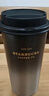 星巴克（Starbucks）杯子 咖啡寶藏系列 高顏值黑色不銹鋼保溫杯咖啡杯男女士送禮禮物 黑白漸變不銹鋼桌面杯430ml 曬單實(shí)拍圖