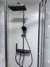 九牧（JOMOO）花灑套裝琴鍵按摩噴槍除垢頂噴水愈精靈淋浴器36668-882/HBS-1 曬單實(shí)拍圖