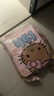野獸派家居（tbh）三麗鷗Hello Kitty大號絎縫旅行收納袋手提大容量洗漱包 粉色豹紋 曬單實(shí)拍圖