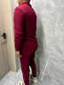 七匹狼男士中領(lǐng)秋衣秋褲套裝本命年純棉打底棉毛衫套裝酒紅色保暖內衣男 【升級純棉抗菌】酒紅色*中領(lǐng)1套 XL (175)推薦 130-150斤 曬單實(shí)拍圖
