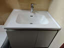 九牧（JOMOO）浴室柜 陶瓷一體盆抗菌洗臉盆柜組合冷灰70cm A2741-13LD-5 曬單實(shí)拍圖