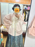 重回漢唐溶溶月豎領(lǐng)對襟襖馬面裙套裝原創(chuàng  )明制漢服女款秋冬款 淺黃色豎領(lǐng)對襟襖/預售 付款45天 L 曬單實(shí)拍圖