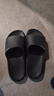 稻草人拖鞋男速干居家用情侶浴室洗澡防滑戶(hù)外穿靜音降噪女涼拖 黑40-41 曬單實(shí)拍圖