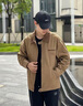 潮與共美式復古底特律夾克男秋季潮牌硬漢工裝阿美咔嘰古著(zhù)外套男春秋款 5509卡其色 L 【建議125-140斤】 曬單實(shí)拍圖