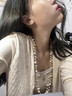 TFY四葉草珍珠毛衣鏈女高級感輕奢長(cháng)款2026新款爆款小眾秋冬氣質(zhì)項鏈 長(cháng)款珍珠毛衣鏈 曬單實(shí)拍圖