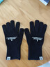 馬登工裝 美式復古針織印花手套冬季全指防寒保暖戶(hù)外騎行手襪男 黑色 均碼 1雙 曬單實(shí)拍圖