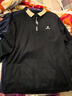 皮爾卡丹（pierre cardin）長(cháng)袖T恤男春秋季商務(wù)中青年翻領(lǐng)polo衫百搭舒適親膚 黑色長(cháng)袖 3XL 曬單實(shí)拍圖