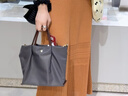 anello日本樂(lè )天托特包legato largo斜挎包手提包單肩包女包通勤包大容量 斑鳩灰 曬單實(shí)拍圖