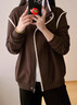 塔馳密司（touchmiss）秋冬季時(shí)尚立領(lǐng)棒球服秋裝短外套女2025秋季新款休閑春秋上衣 深咖色 M 曬單實(shí)拍圖